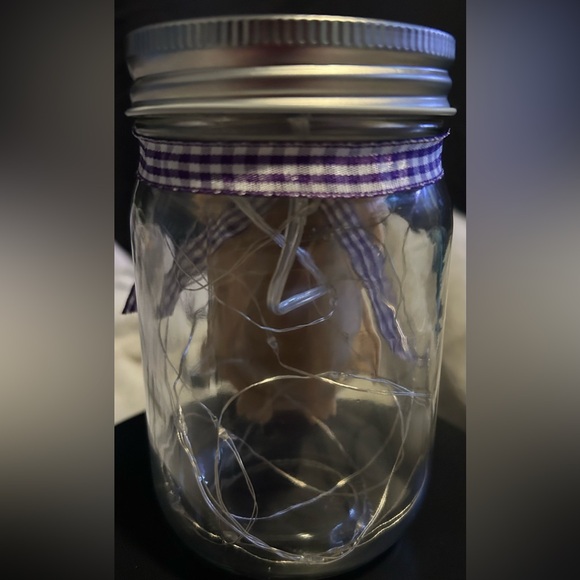 BABY OWL SOFT PLUSH DECOR W/ PURPLE LED LIGHTS/PURPLE BOW/HANDMADE - Picture 5 of 5